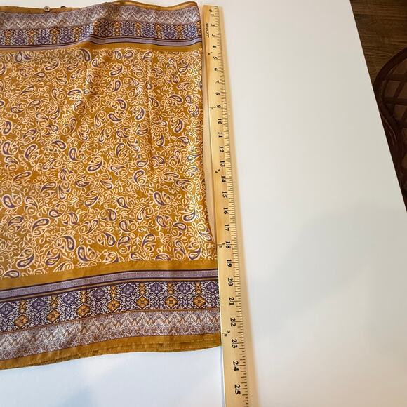 J JILL💕 Mixed-print Two-way Poncho ~ Light Tigers Eye Paisley One Size NWT - Picture 10 of 13